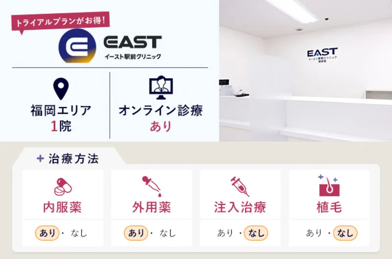 イースト駅前クリニック博多院の特徴