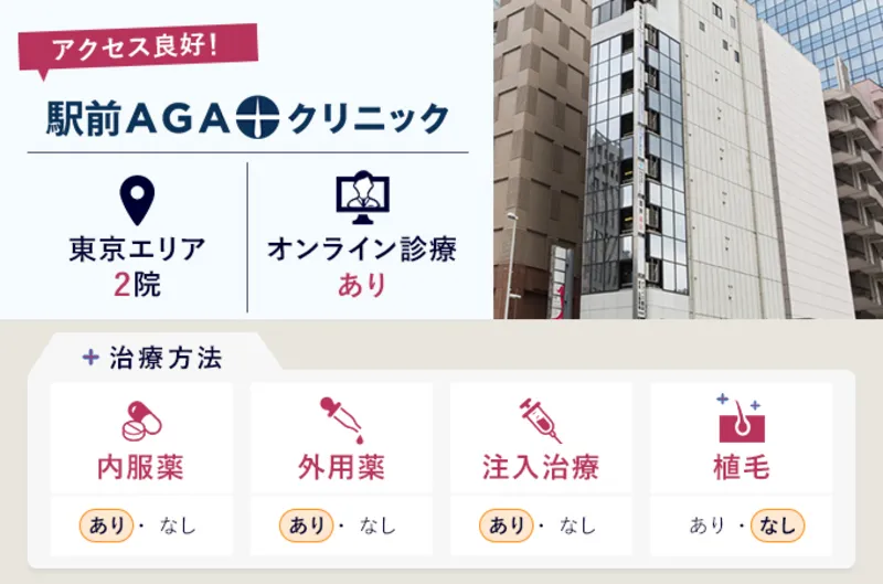 駅前AGAクリニックのバナー